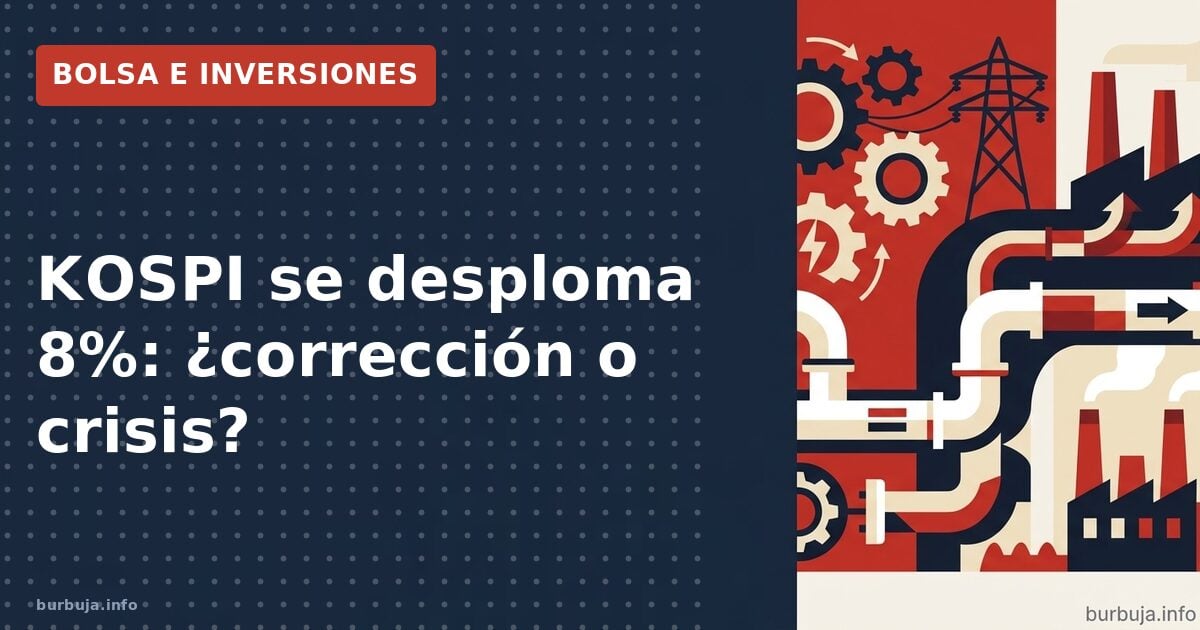 KOSPI se desploma 8%: ¿corrección o crisis?