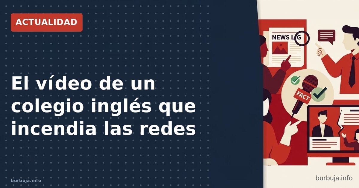 El vídeo de un colegio inglés que incendia las redes