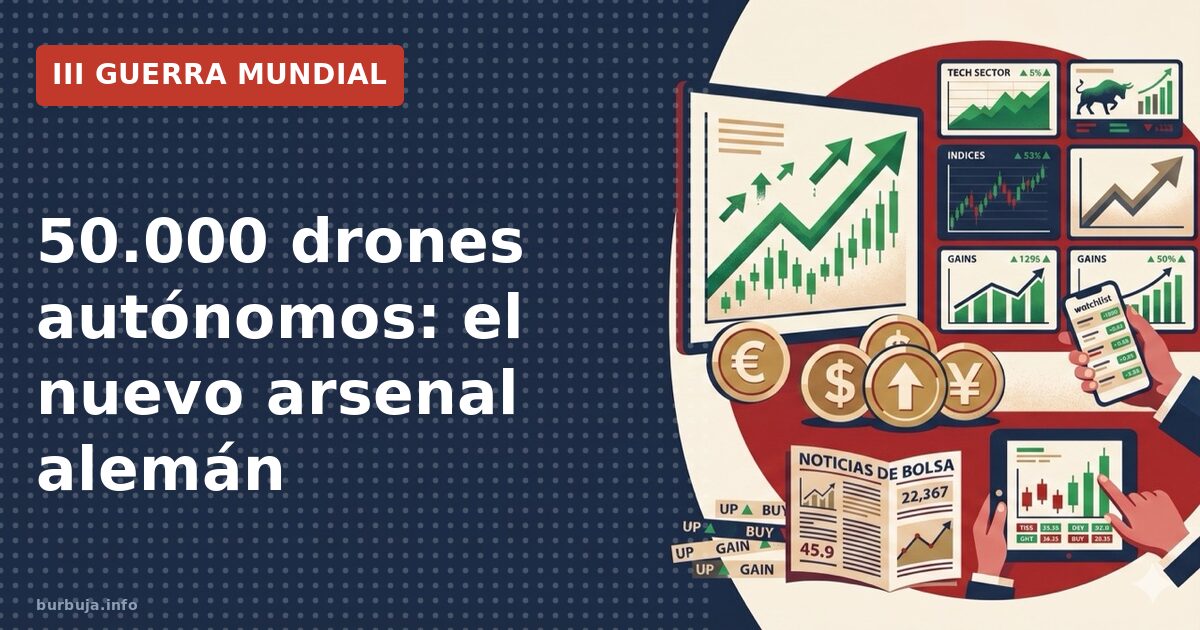 50.000 drones autónomos: el nuevo arsenal alemán