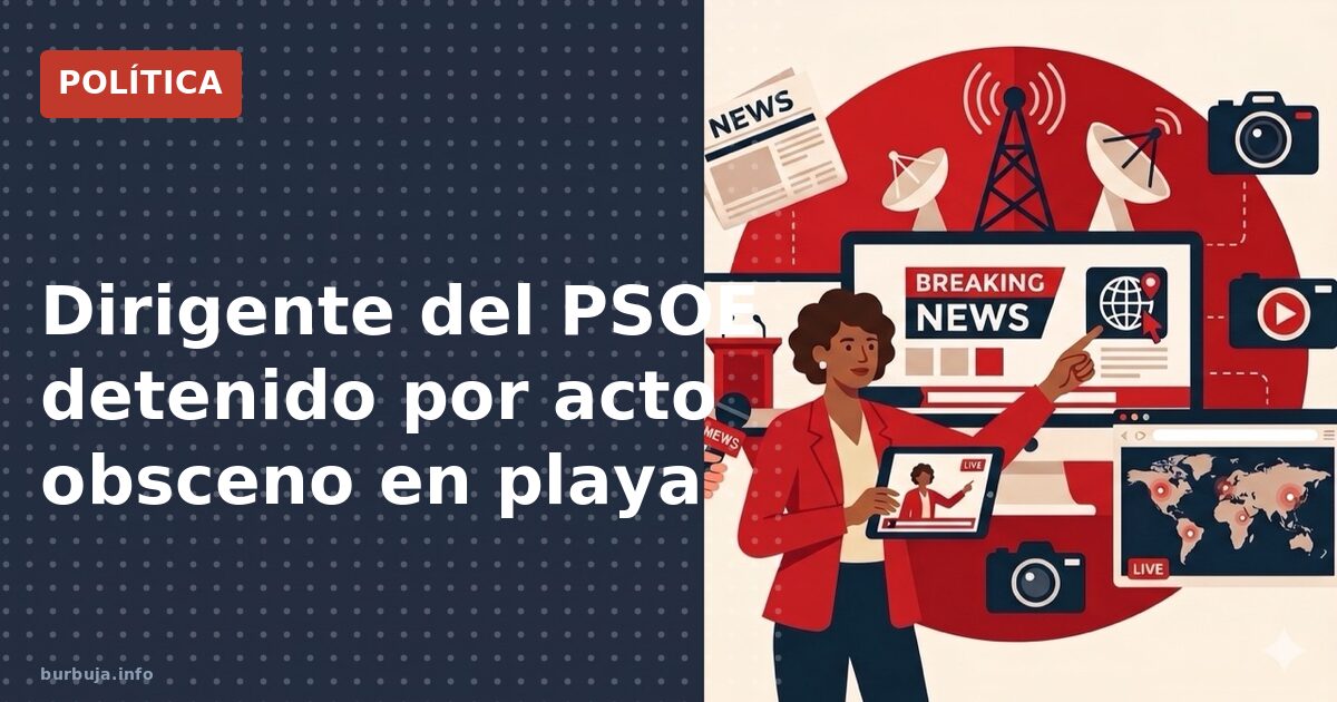 Exalcalde socialista detenido por exhibicionismo en piscina