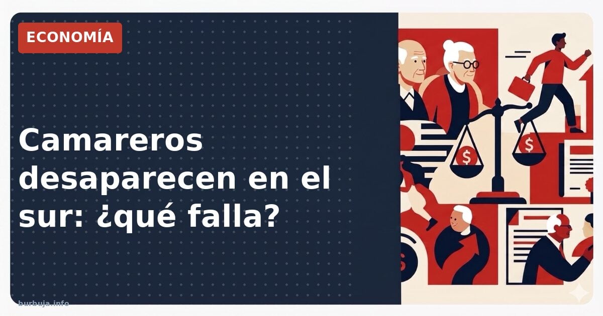 Cádiz no encuentra camareros pese al paro récord