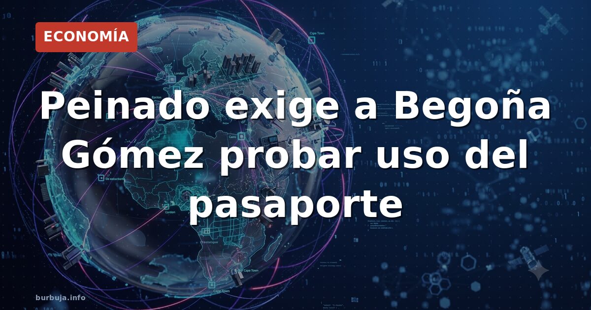Peinado aprieta a Begoña: sin sello, sin coartada