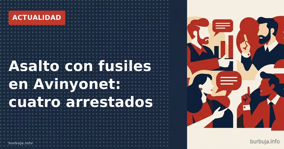Cuatro detenidos con fusiles simulados en un chalet turístico