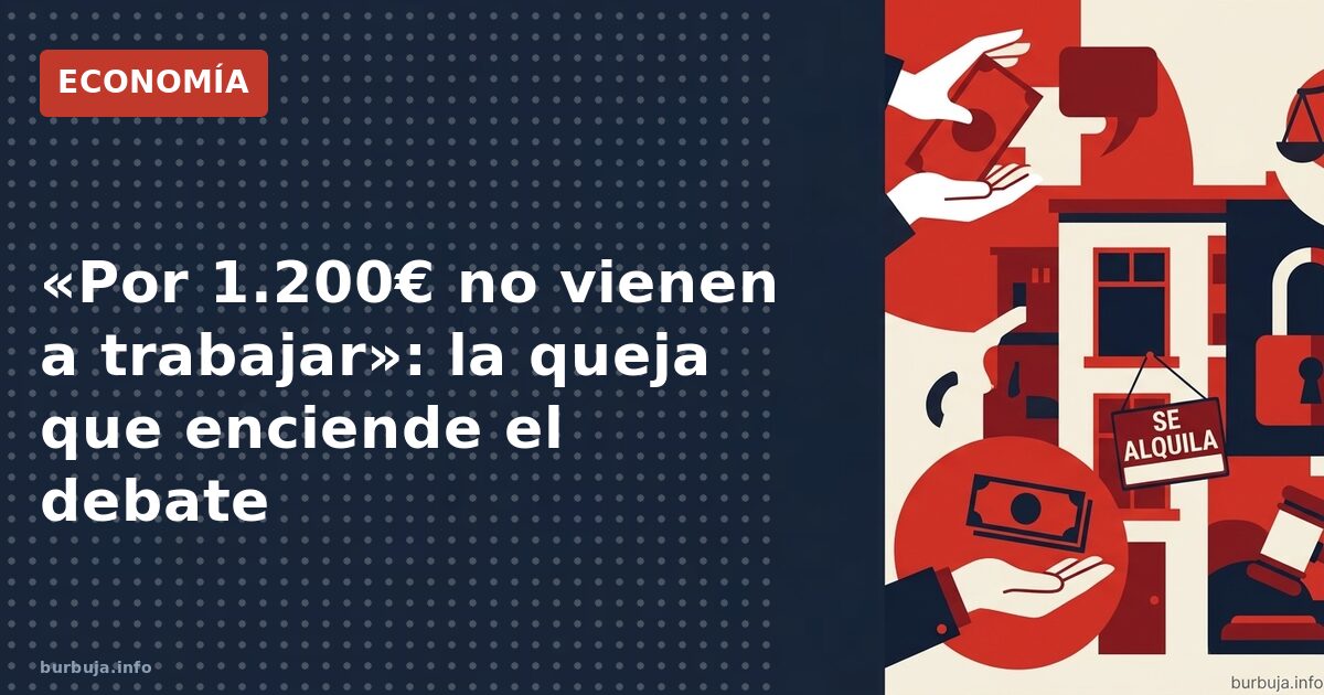 1.200€ por soldar: la oferta que nadie acepta