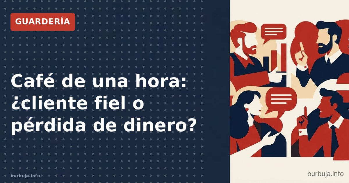 Café de una hora: ¿cliente fiel o pérdida de dinero?