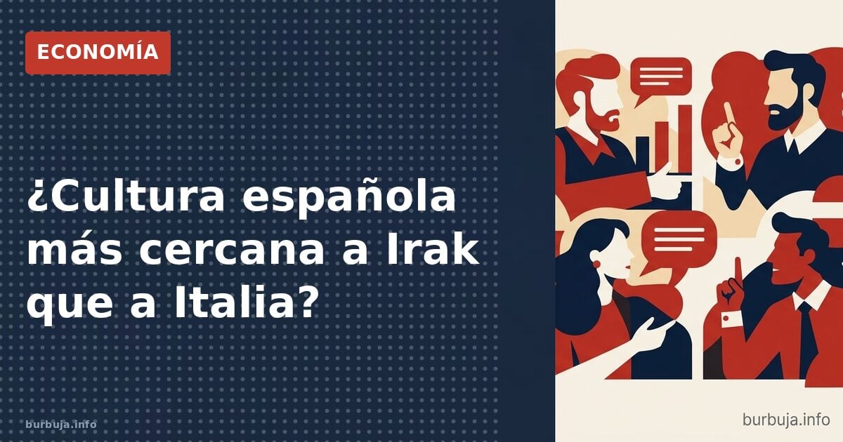 ¿Es España culturalmente más de Oriente que de Europa?