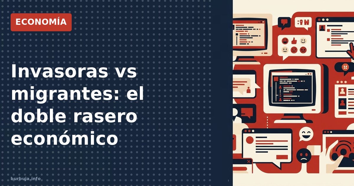 Invasoras vs migrantes: el doble rasero económico
