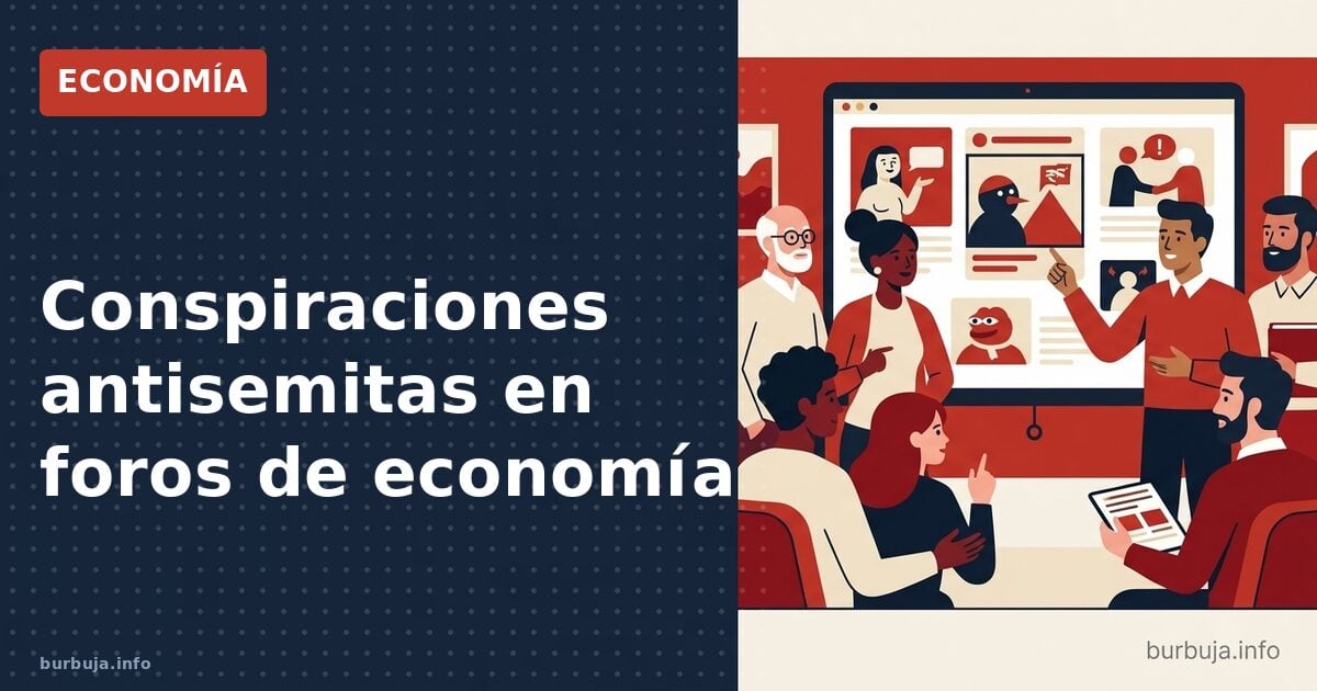 Conspiraciones antisemitas en foros de economía