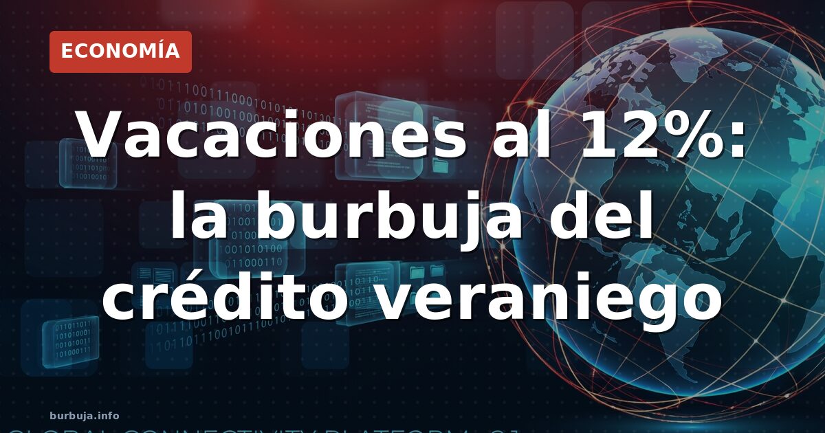 Créditos al 12% para veranear: ¿locura o síntoma?