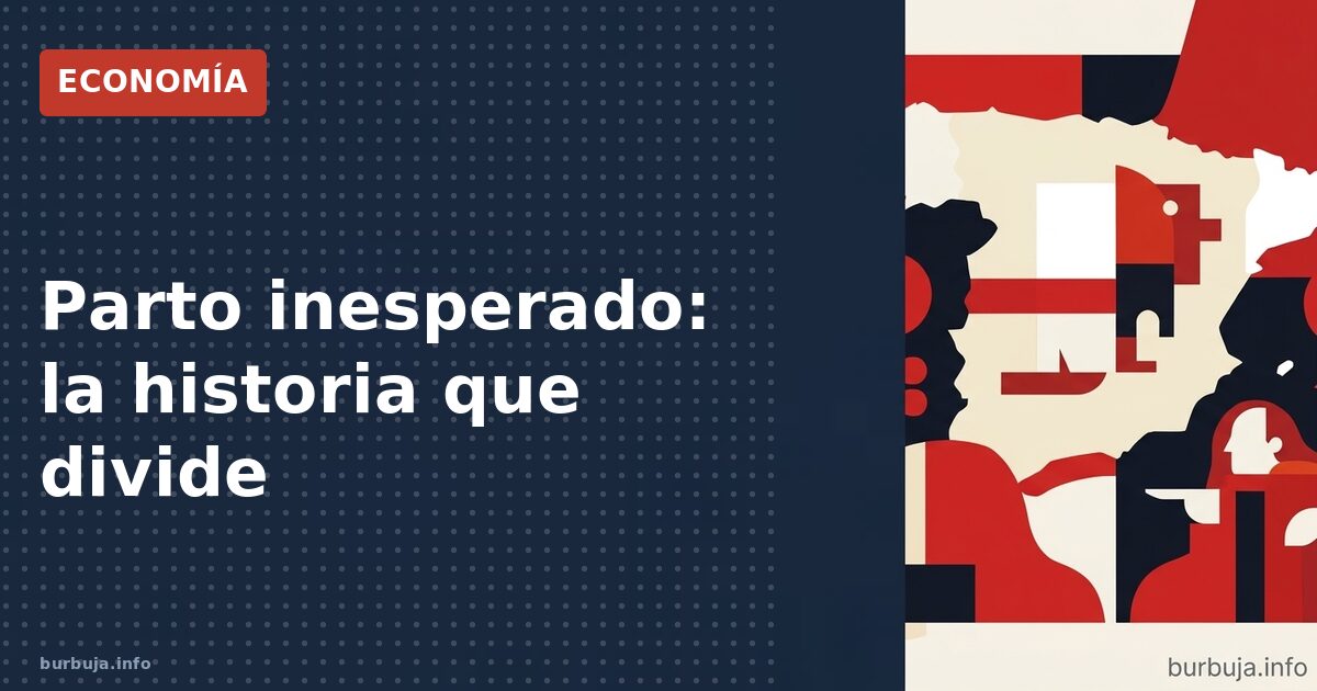 Parto inesperado: la historia que divide