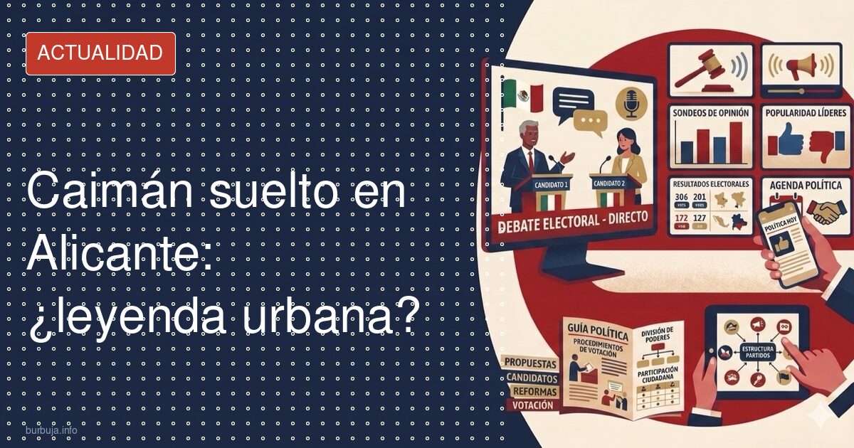 Caimán suelto en Alicante: ¿leyenda urbana?