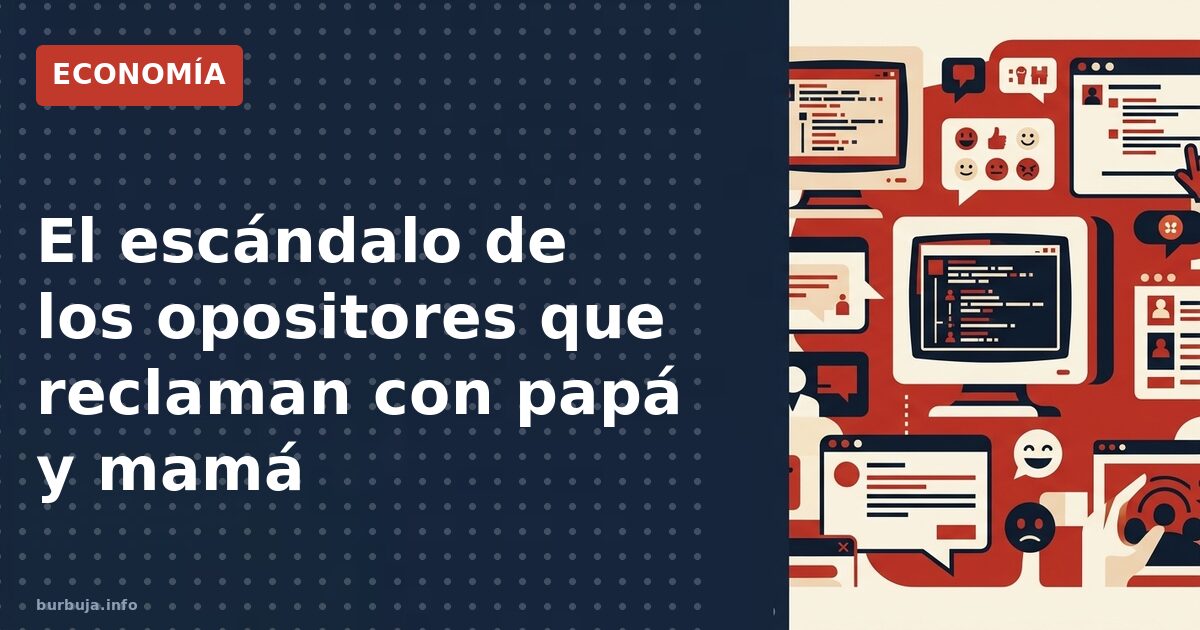 ¿Niños grandes? Opositores acuden con papá a reclamar