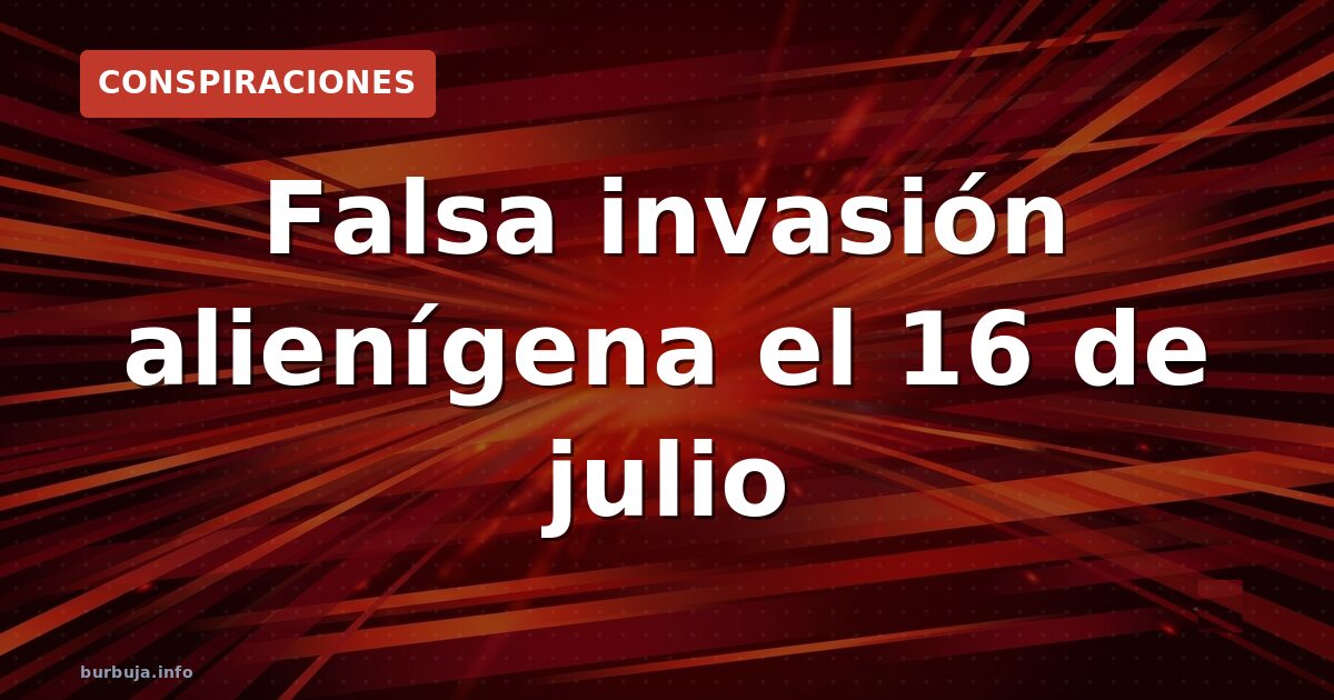 La invasión ovni que nunca llegó