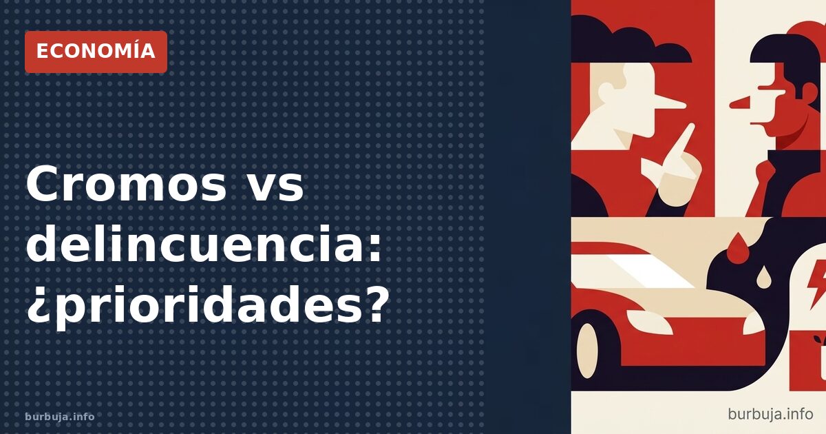 Policía vs cromos: ¿prioridades?