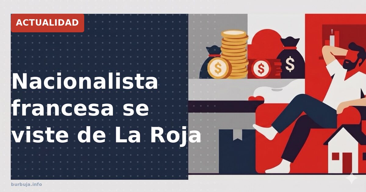 La nacionalista francesa que viste los colores de España