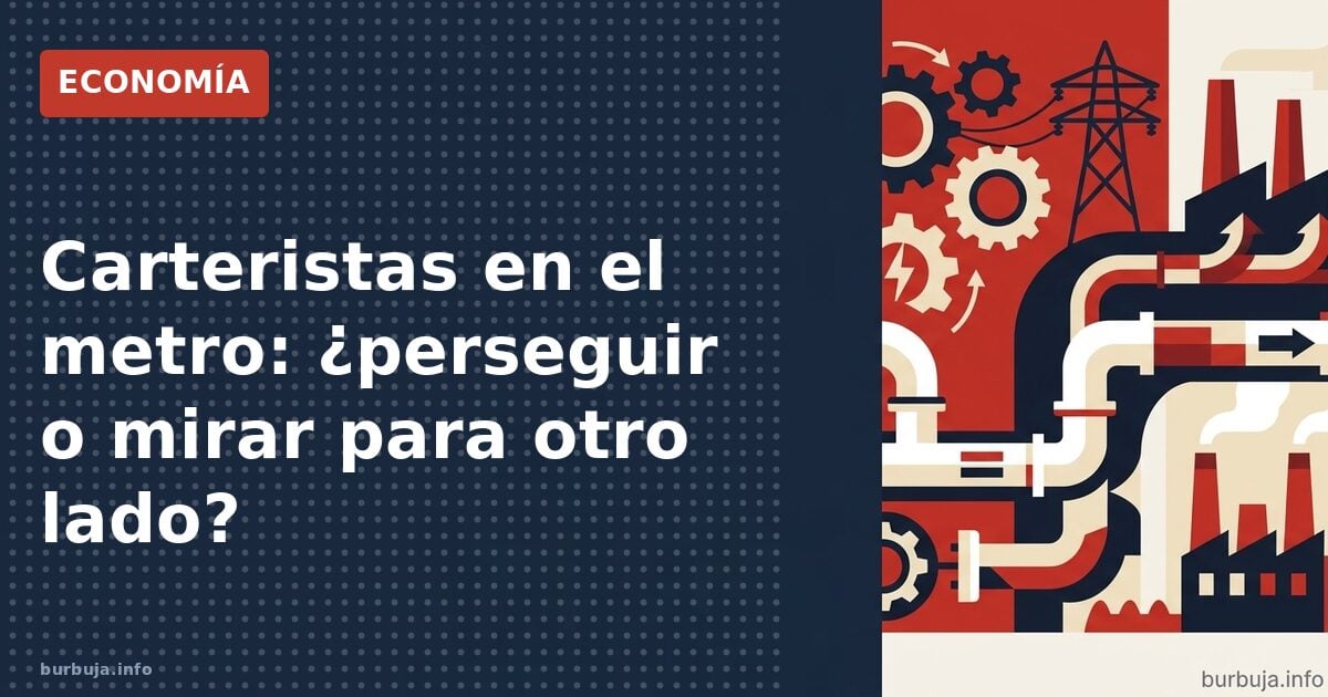 Carteristas en el metro: ¿perseguir o mirar para otro lado?