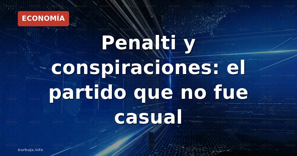 Penalti polémico: ¿amaño o cortina de humo?