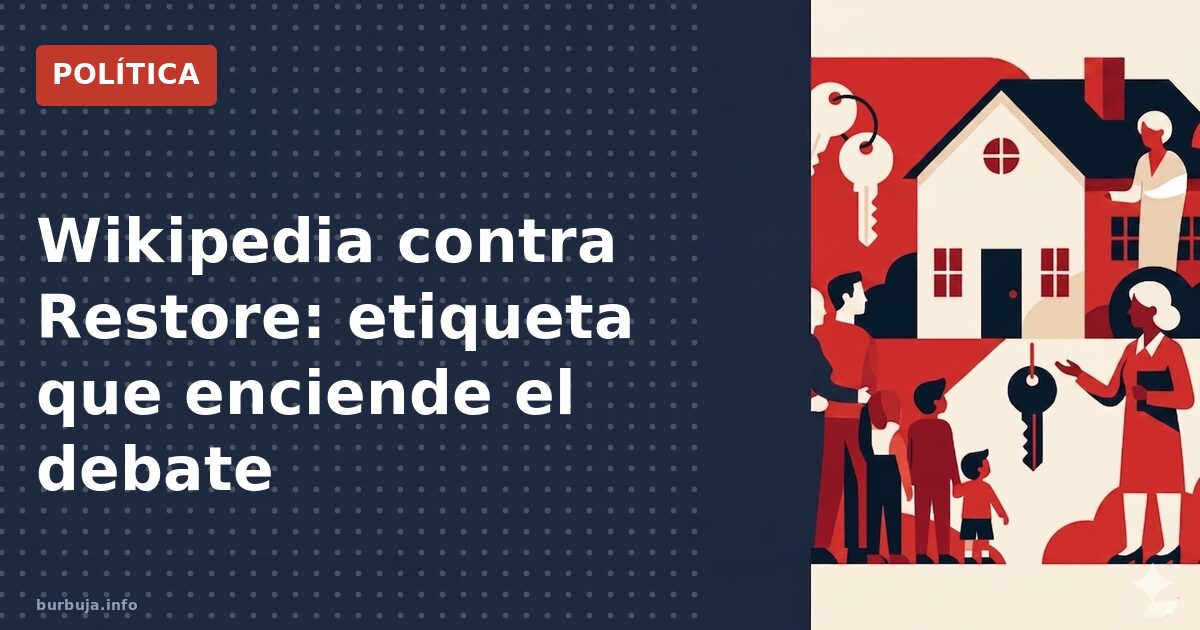 La disputa por las etiquetas de Wikipedia: Restore y el Gran Reemplazo