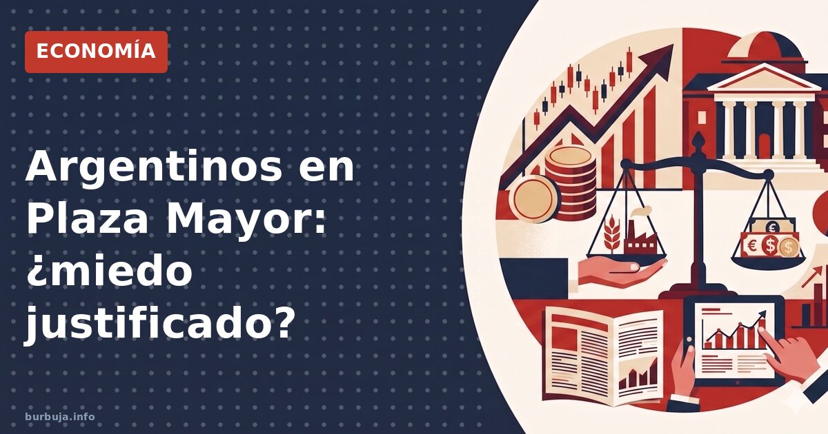 Argentinos en la Plaza Mayor: ¿miedo o realidad?