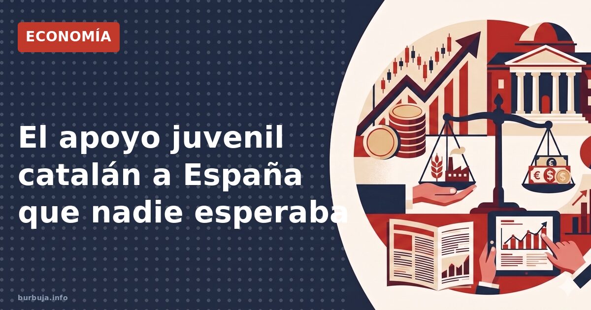 La juventud catalana abraza la selección española