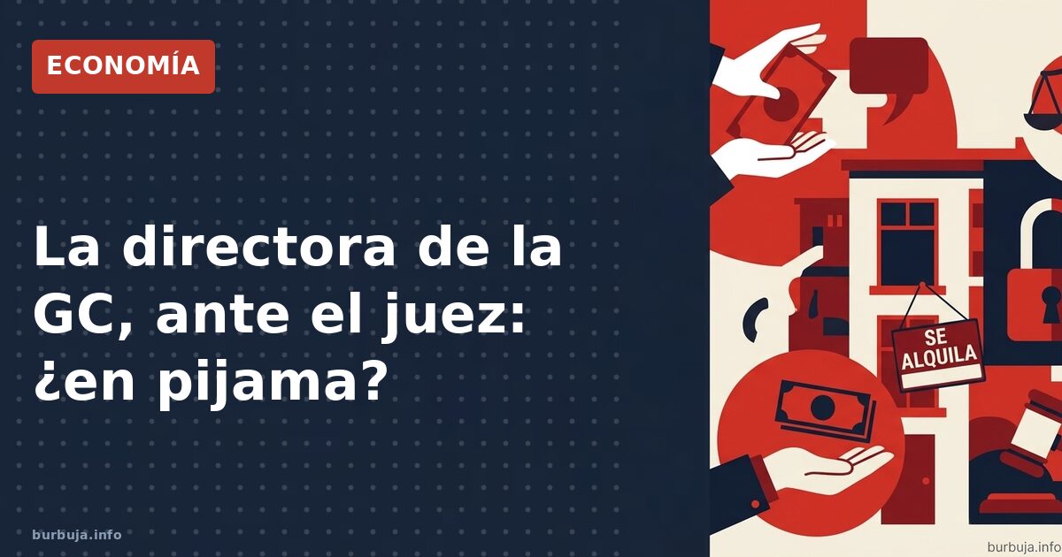 ¿Pijama en el juzgado? El desafío de Gonzáles