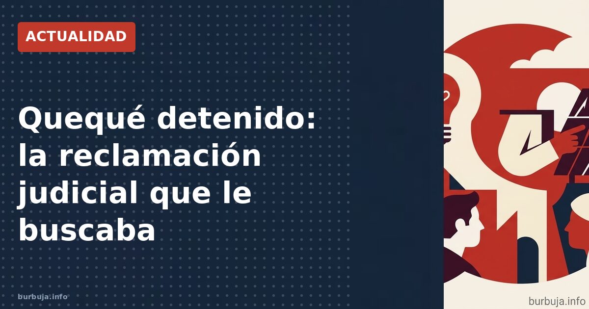Quequé detenido: el historial judicial del humorista