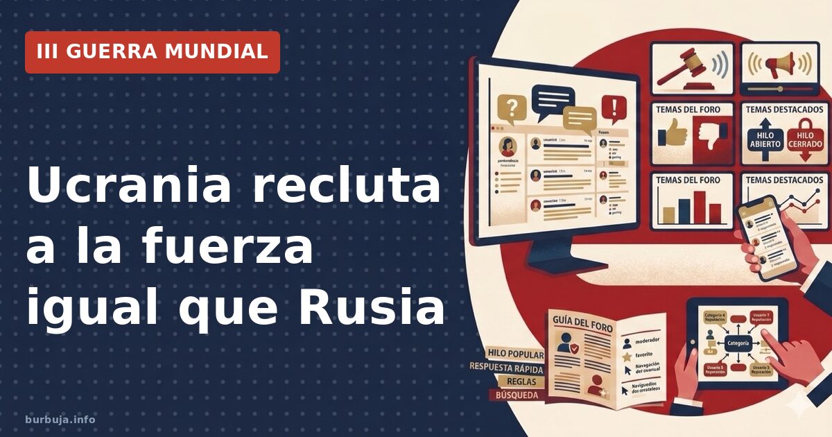 Reclutamiento forzoso en Ucrania: ¿estrategia de guerra o abuso de poder?