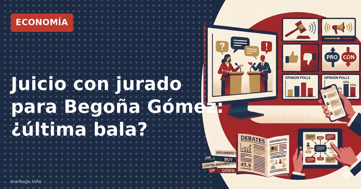 Juicio popular a Begoña Gómez: dos delitos y sin medidas cautelares