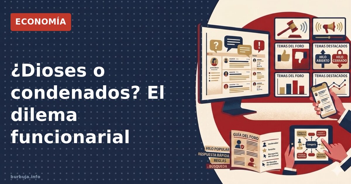 ¿Dioses o condenados? El dilema funcionarial
