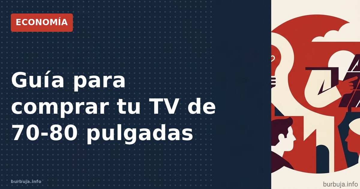 Tele de 86 pulgadas por 900 euros: ¿trampa o chollo?