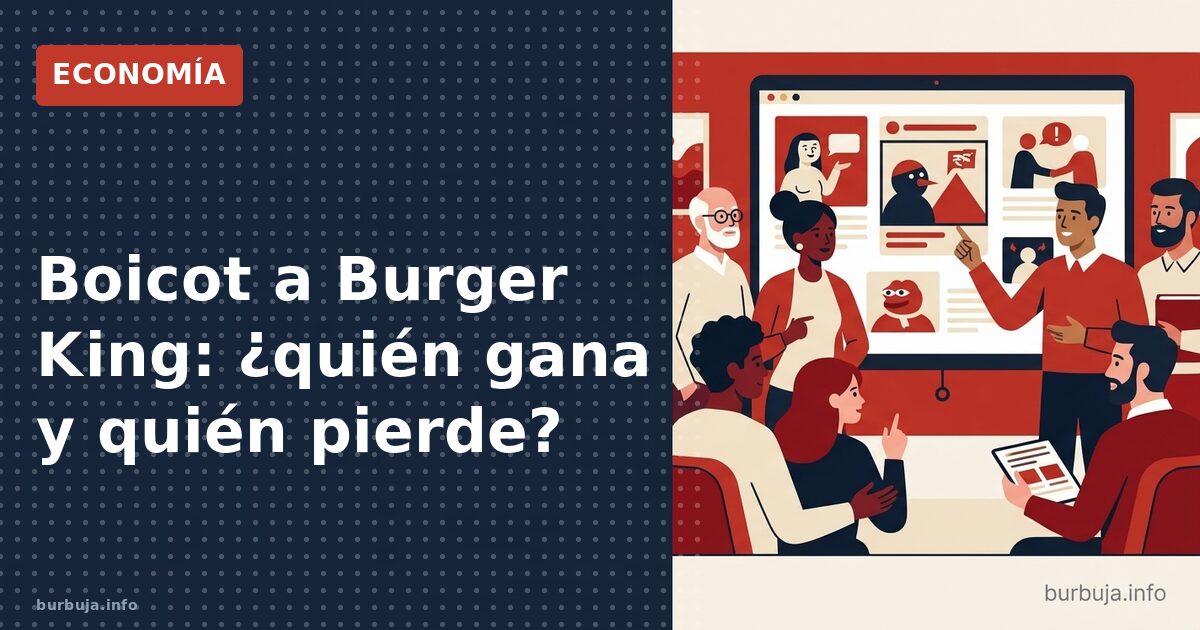 Boicot a Burger King: ¿afecta a sus ventas?