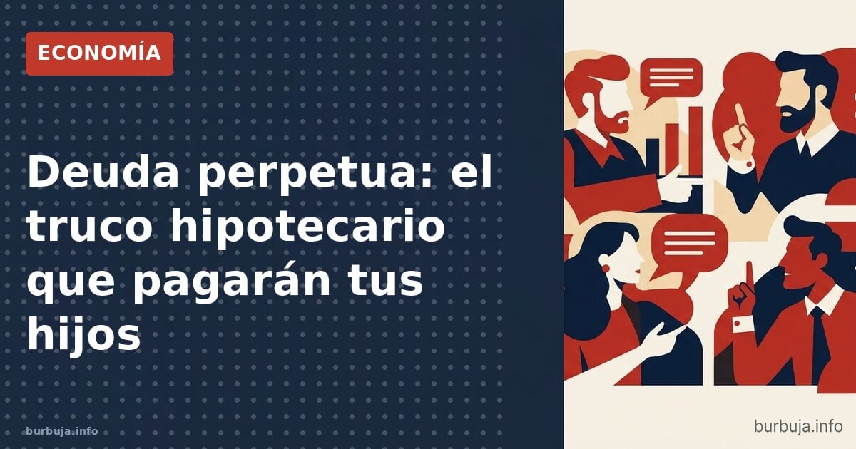 300 euros al mes, pero la deuda nunca se paga