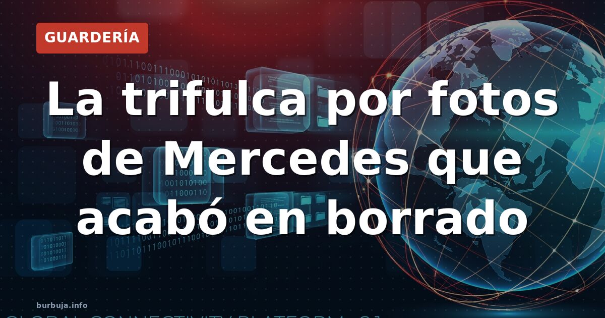 La trifulca por fotos de Mercedes que acabó en borrado