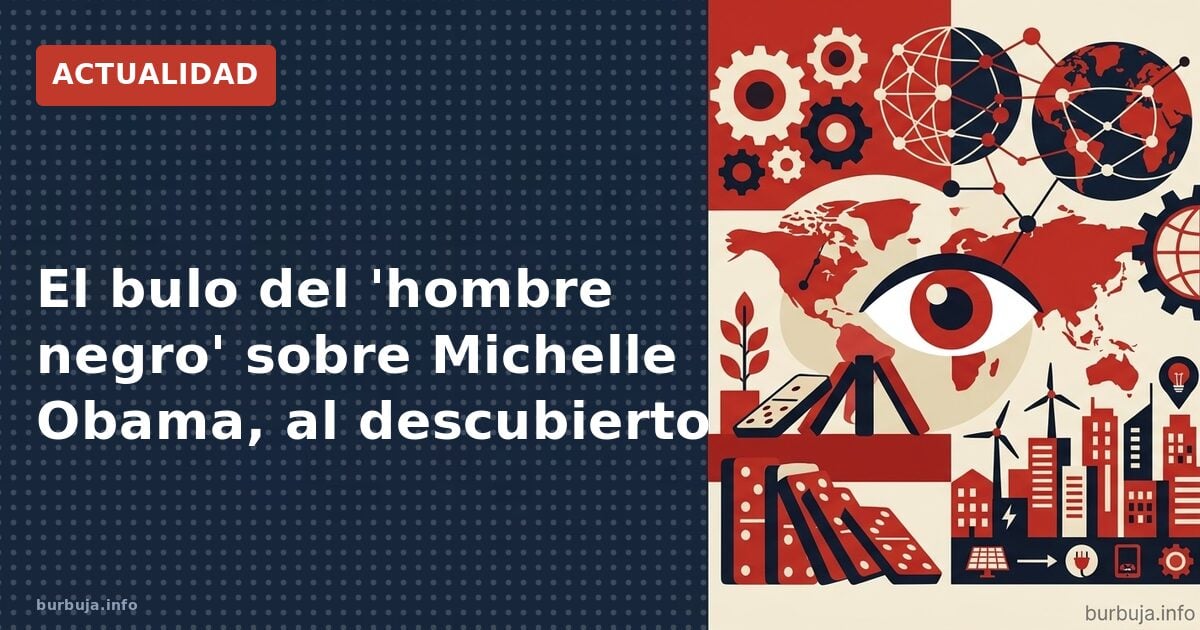 Michelle Obama 'black man': el vídeo falso