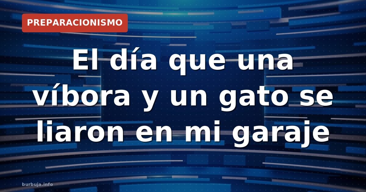 Víbora en casa: el susto que no te cuentan