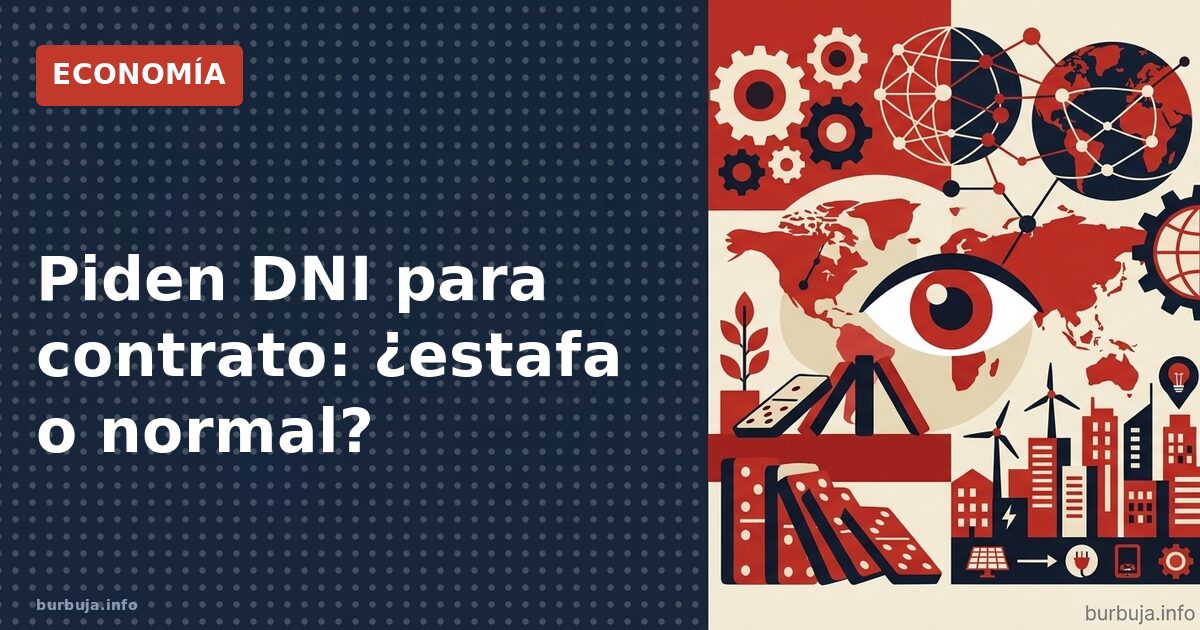 ¿Te piden el DNI para un contrato? Cuidado