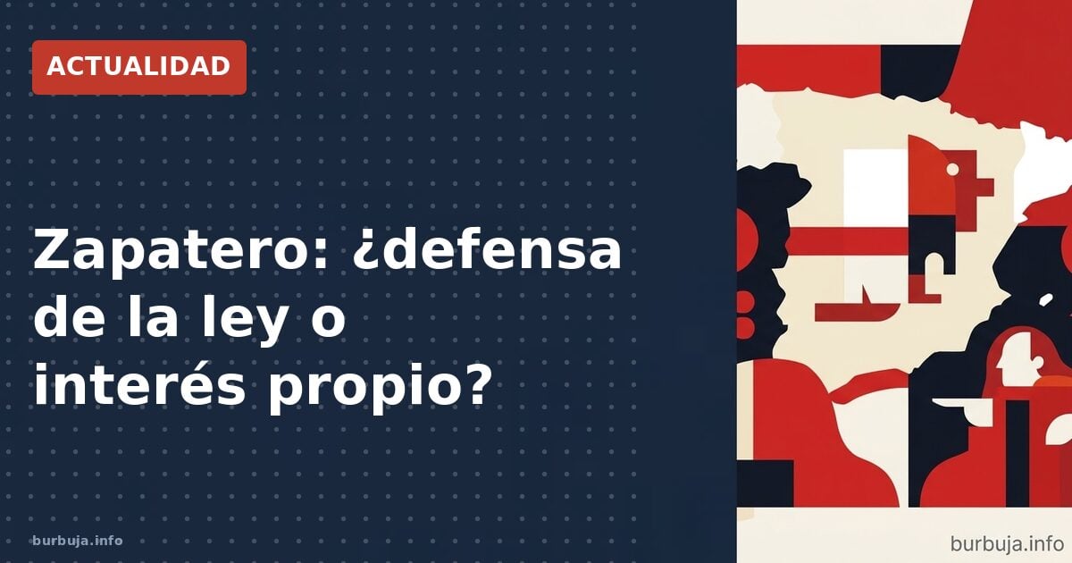 Zapatero defiende amnistía y carga contra la crisis política