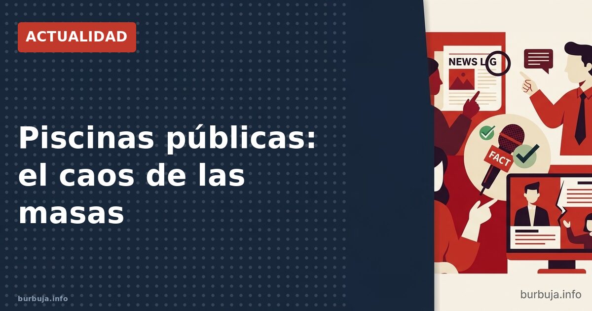 Piscinas municipales: el caos de convivir
