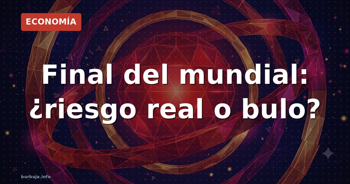 ¿Atentado en la final? El duro golpe económico que ya se siente