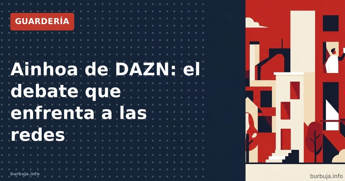 Ainhoa de DAZN: el debate que enfrenta a las redes