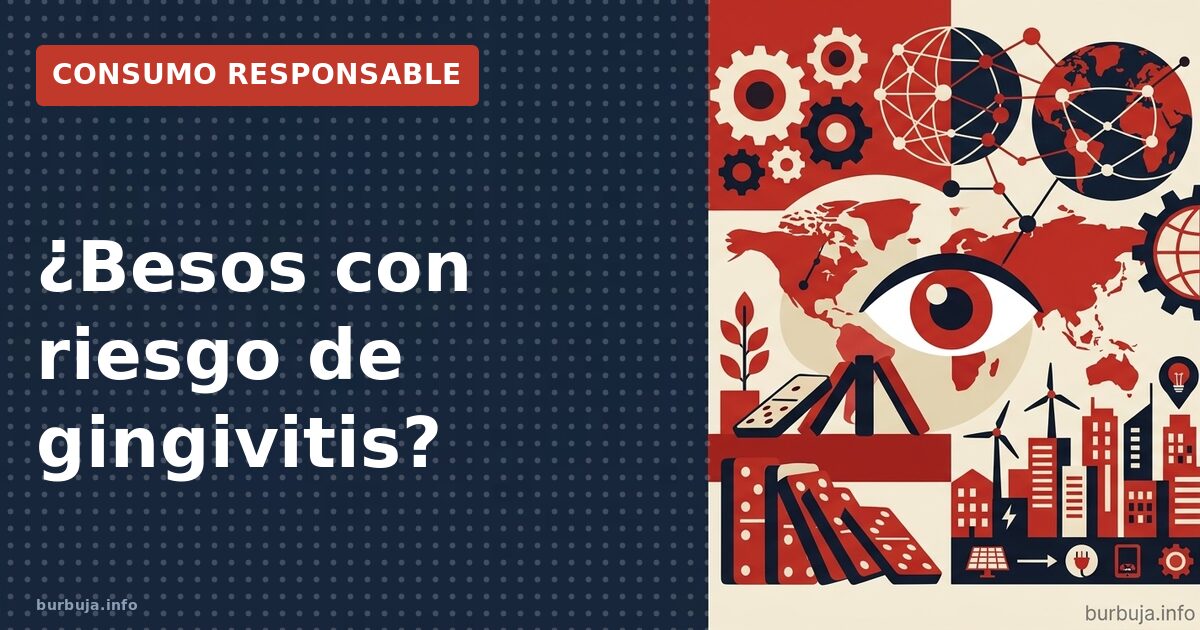 ¿Se pega la gingivitis con un beso?