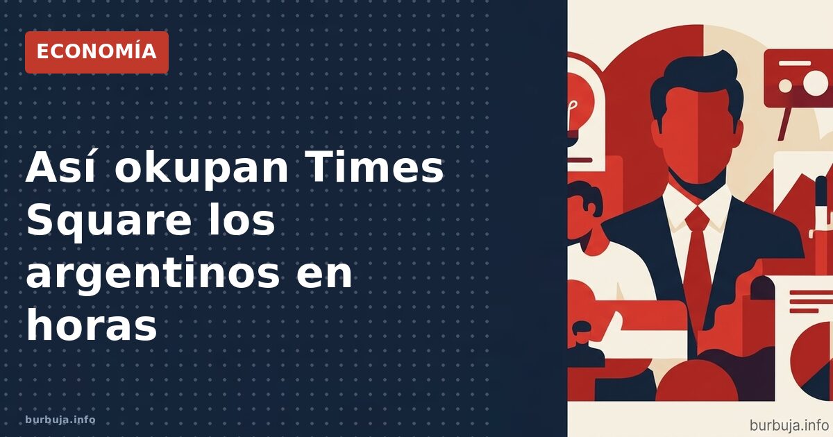 Asado en Times Square: la rápida conquista argentina