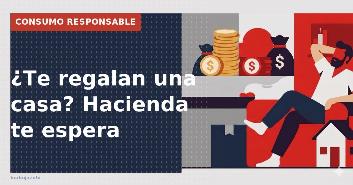 ¿Te regalan una casa? Hacienda te espera