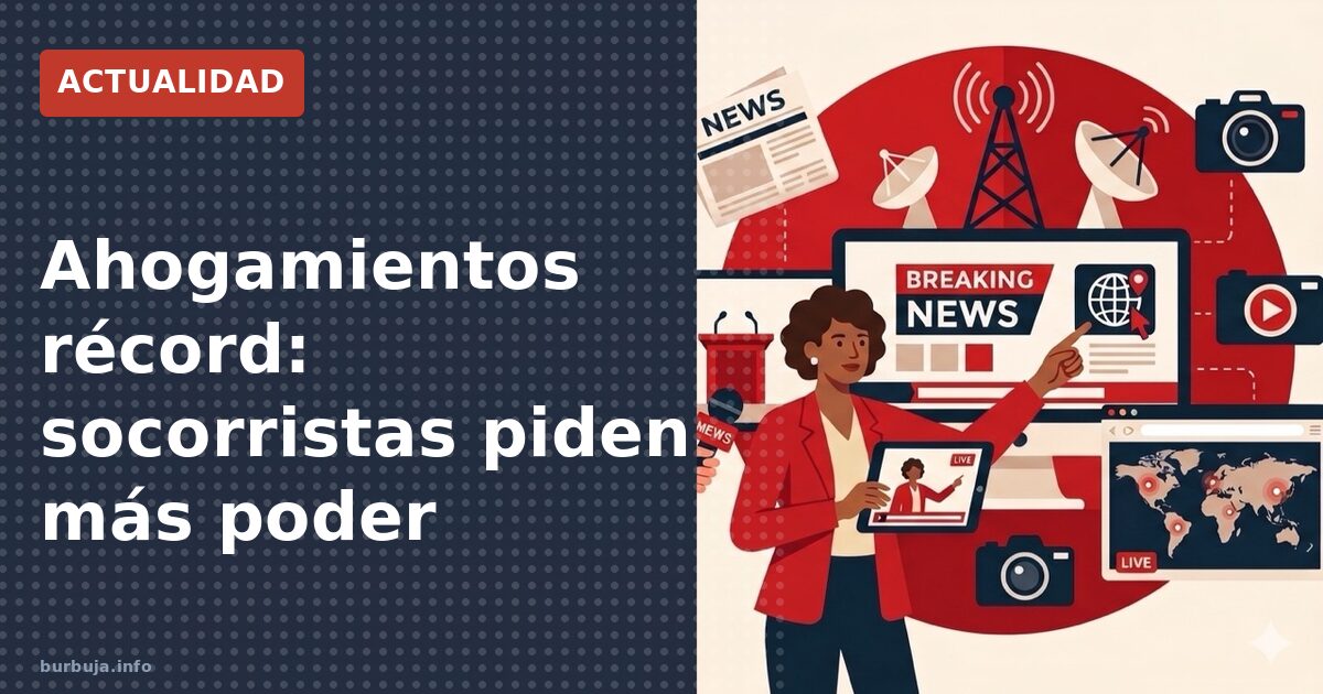 Ahogamientos récord: socorristas exigen mano dura