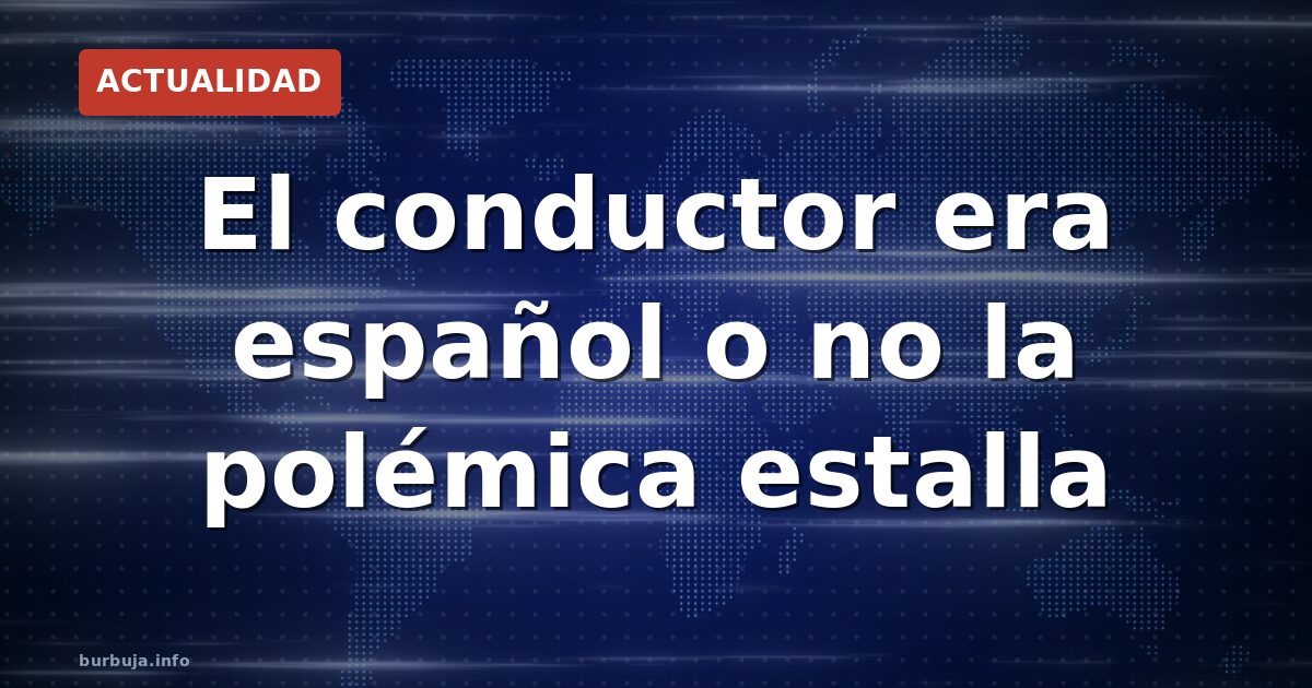 La polémica nacionalidad del atropello en Palma