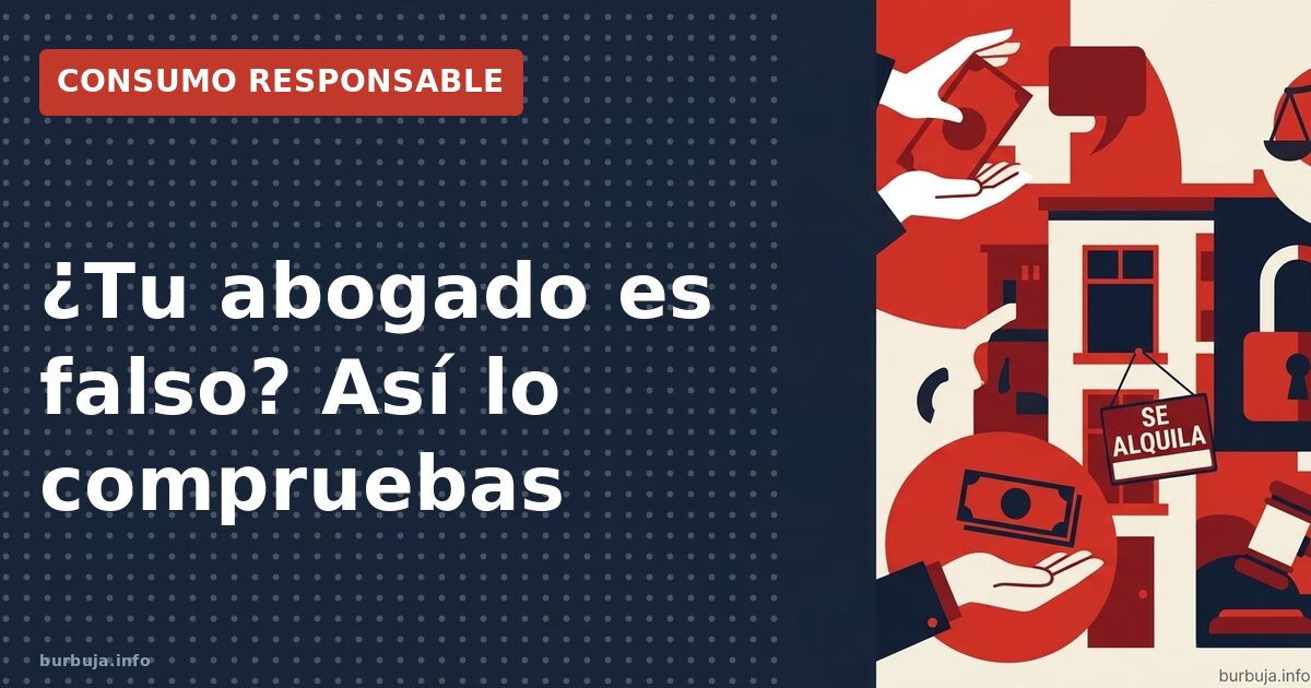 ¿Tu abogado es falso? Así lo compruebas