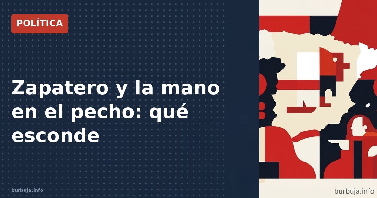 El gesto de ZP que desata teorías conspirativas