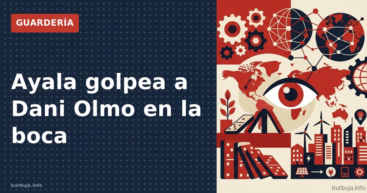 Puñetazo de Ayala a Dani Olmo: vídeo viral