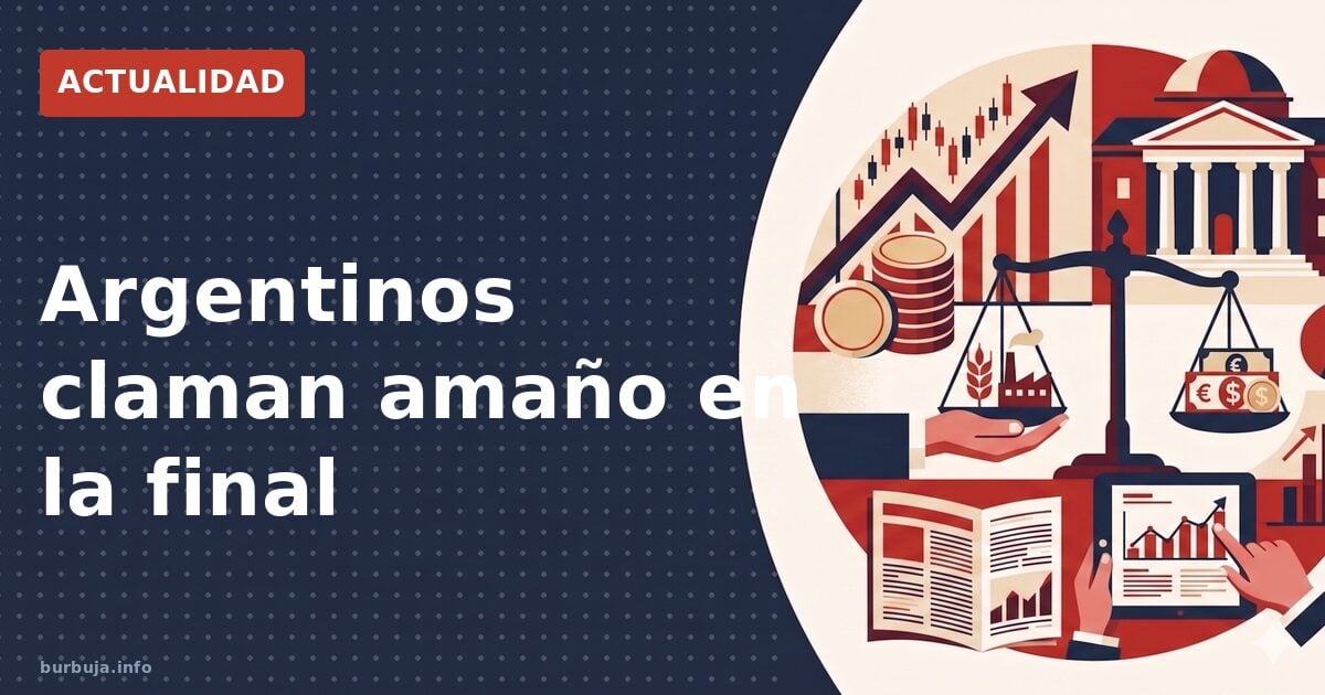 Argentina inventa un amaño para tapar la derrota