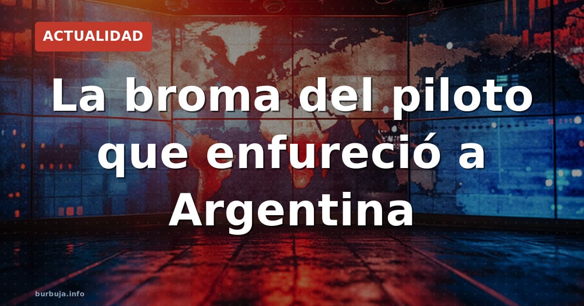 Piloto español trollea a pasajeros argentinos con el Mundial